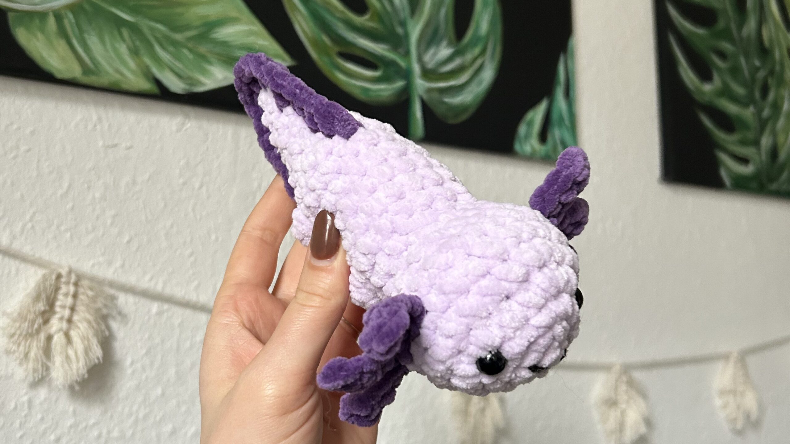 Bylindav Axolotl Kuscheltier