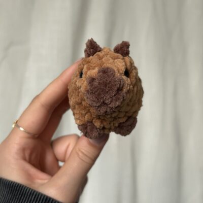 Kuscheltier gehäkelt Wasserschwein