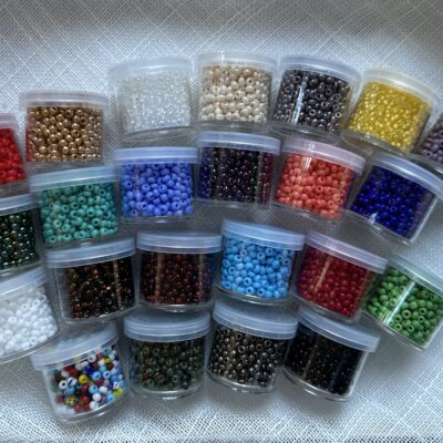Bylindav Glass beads Perlen