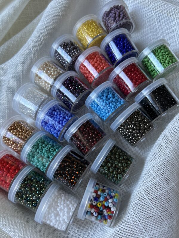 Bylindav Glass beads Perlen