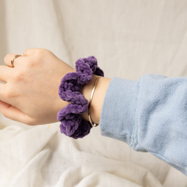 Bylindav Haargummis, Scrunchies, gehäkelt