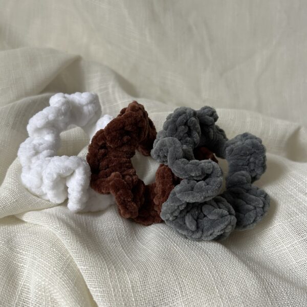Bylindav Haargummis, Scrunchies, gehäkelt
