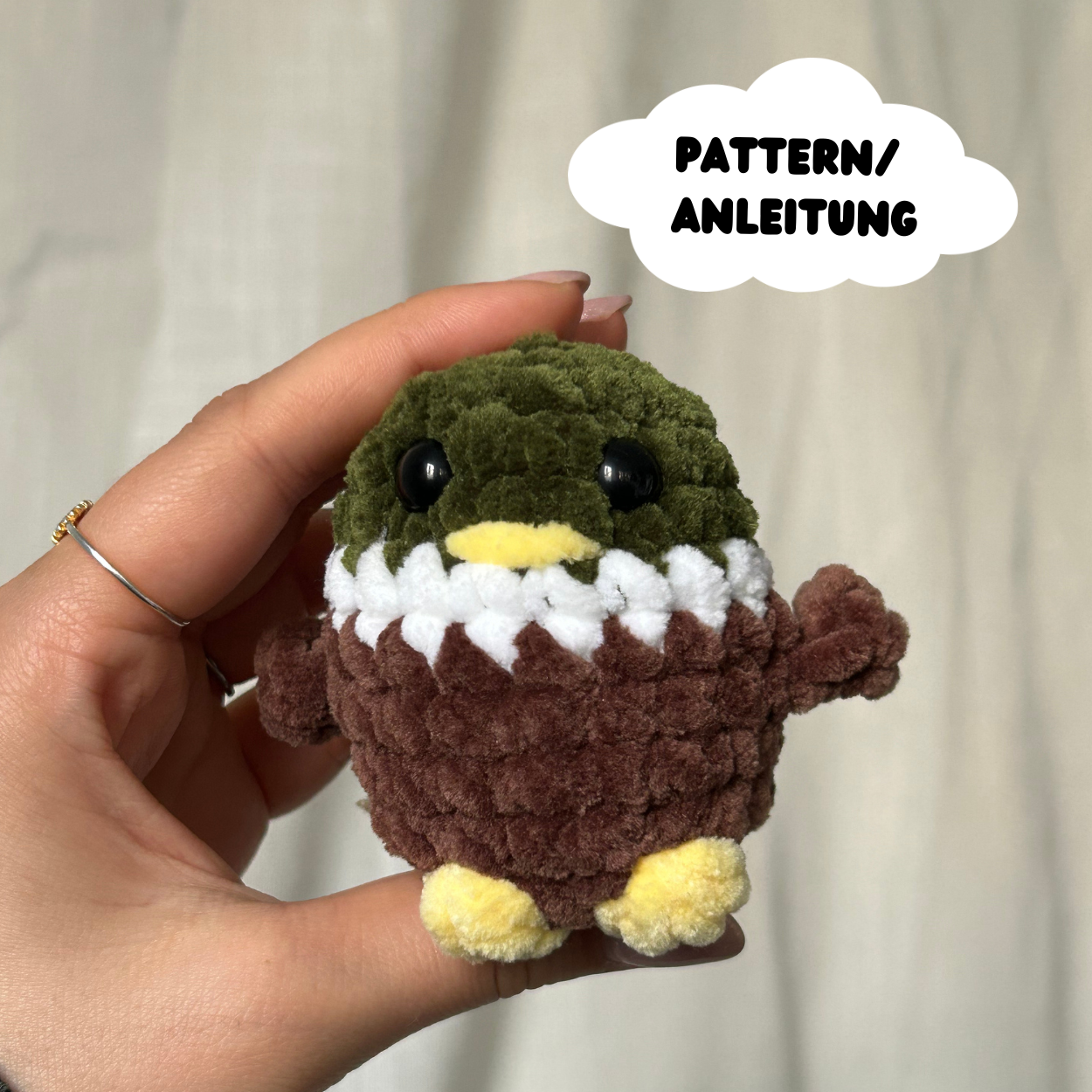 Bylindav Crochet Pattern Mini Duck