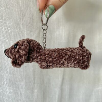 Bylindav dachshund keychain Schlüsselanhänger Dackel