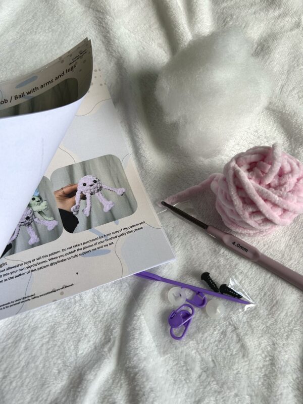 DIY Amigurumi Set | Ball mit Armen und Beinen – Bild 2